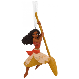 Enfeite de Natal Disney Moana Hallmark Resina Artesanal 10,2x5,1x2,4 cm