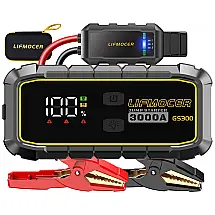 Auxiliar de Partida LIFMOCER GS300 3000A para Motores a Gasolina até 10,0L e Diesel até 8,0L