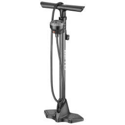Bomba de Piso Ergonômica para Bicicleta com Medidor e Válvula Inteligente 160 PSI, BETO, Preto