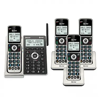 Telefone Sem Fio AT&T Titânio/Preto