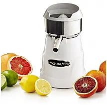 Espremedor Elétrico Profissional de Frutas Omega C10W Multifuncional, 110V 120W, Branco