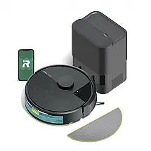 Robô Aspirador e Esfregador iRobot Roomba 105X Combo com Base Auto-Esvaziamento 75 Dias Mapeamento LiDAR Cinza