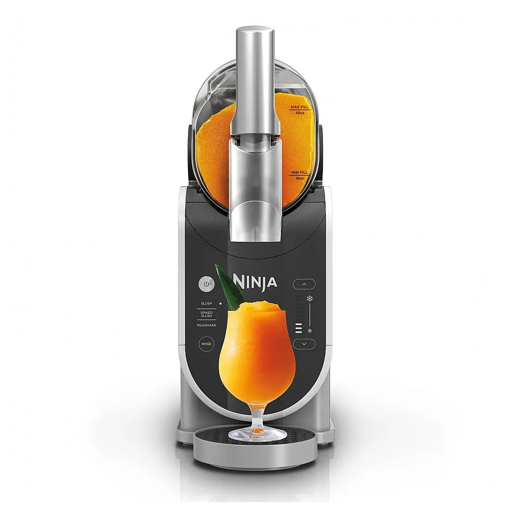 Máquina de Bebidas Geladas Ninja SLUSHi Preta 2,6 L RapidChill 5 Programas FS301C 110V