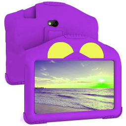 Tablet Infantil 7 Educativo com Controle de Pais, WiFi e Câmera Dupla, Android 11 3GB RAM, RliyOliy, Roxo