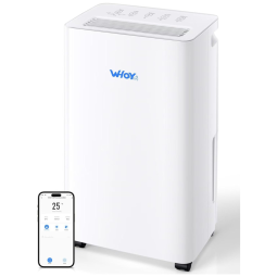Desumidificador para Casa, 186 metros quadrados, Até 23,65 Litros, Reservatório de 1,6 Litros, App Control, Mangueira de Drenagem 1,5m