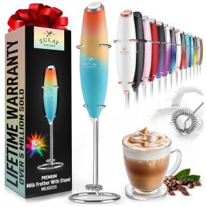 Mixer Elétrico com Suporte, Zulay Kitchen, Laranja e Azul