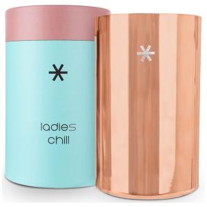 Porta Garrafa Térmico para Vinho em Aço Inoxidável com Isolamento a Vácuo, Gold, LADIES CHILL, Rosa