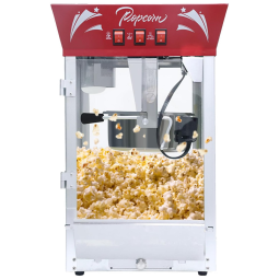 Pipoqueira Profissional de 340g, Mesa de Pipoca de Cinema 850W, Recipiente Inox e Vidro Temperado, Acessórios Inclusos,Jaxenor