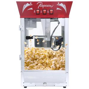 Pipoqueira Profissional de 340g, Mesa de Pipoca de Cinema 850W, Recipiente Inox e Vidro Temperado, Acessórios Inclusos,Jaxenor