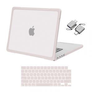 MOSISO Capa para MacBook Pro 16" 2025-2021 M4/M3/M2/M1, Hard Shell Anti-Risco com TPU, Filme de Teclado e Adaptador Type C, Cor Cáqui