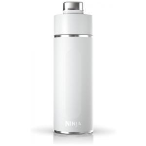 Garrafa Térmica para Água 710mL em Aço Inoxidável, à Prova de Vazamentos e Aguenta Quente por Horas, Ninja DW2401WH, Branco