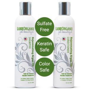 Shampoo e Condicionador Óleo Marroquino Cabelos Tratados Com Cor e Queratina 236ml