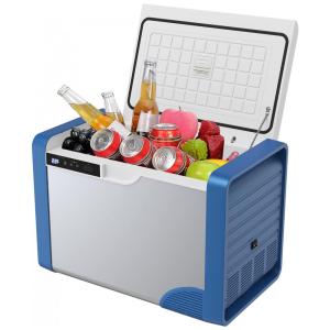 Mini Geladeira Automotiva 26 Litros Resfriamento Rápido 12V, 24V DC, AC Visor Led, 110v, AUSRANVIK APR 25D, Cinza