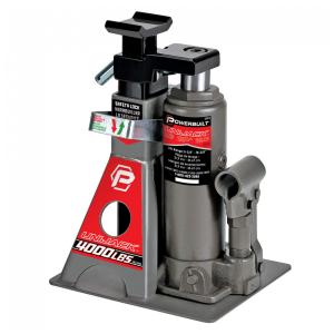 Macaco de Garrafa Hidráulica Combinado UniJack de 2 toneladas, Compacto, Portátil, Base Larga para Sedãs Monobloco, CUVs, SUVs e Carros