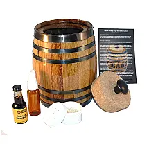 Humidor de Carvalho Red Head Barrels Medium 2 Litros com Essência para Aromatizar Charutos
