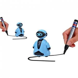 ITOM Brinquedo Robô Educativo Inteligente Eletrônico e Recarregável p, Crianças 3 Anos ou Mais, Azul