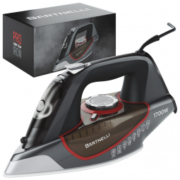 Ferro de Passar a Vapor com Desligamento Automático, 1700W 110V, Bartnelli BPI8020RD, Preto
