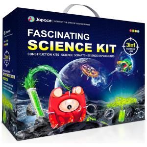 Kits Científicos DIY para Crianças de 4 a 8 anos Experimentos STEM, Construção Motorizada e Diversão Garantida