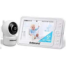 Babá Eletrônica DoHonest Câmera HD 1080P sem Fio com Áudio e Visão Noturna