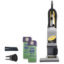 Aspirador de Pó 3L com Filtro HEPA, Acessórios e Motor Duplo para uma Forte Sucção, 110V, ProTeam ProForce 1500XP, Cinza