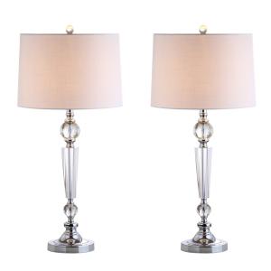 Abajur Luminária de Mesa, Estilo Moderna Contemporânea com 74 cm de Altura para Quarto, Sala de Estar e Escritório, 2 Un, 110V 60W