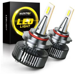 Kit Xenon Lâmpadas LED Branca 16000 Lumens 6500K, HB3, 2 Peças, AUXITO, Prateado