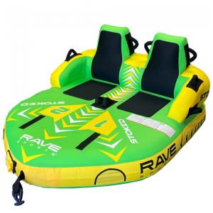Boia Rebocável Aquática RAVE Sports 02644 para 2 Pessoas, Verde