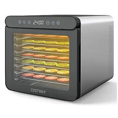 Desidratador de Alimentos Costway Prateado