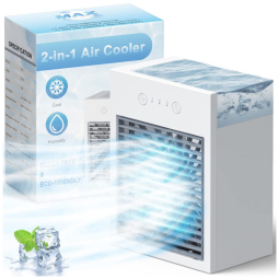 Climatizador Portátil 3 em 1 170mL com 3 Velocidades e Via USB, 110V, BALKO TF03, Branco