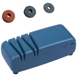 Afiador de Facas Elétrico Multifuncional, 2 Estágios, OULLYY, Verde