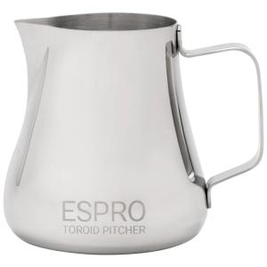 Jarra Leiteira Cremeira 350 mL Aço Inoxidável de Grau, ESPRO 2012, Prateado