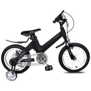 Bicicleta Infantil BMX com Rodas de Apoio, NICE C, Preto