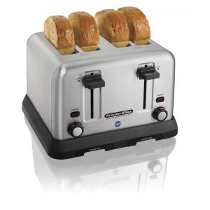 Torradeira Elétrica 4 Fatias de Aço Inoxidável, 1750W, 110v, PROCTOR SILEX 24850R, Prateado