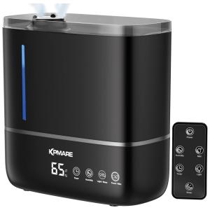 Umidificador Ultrassônico Portátil KPMARE 4L com Controle Remoto e Visor Digital, Preto