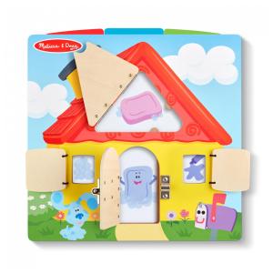 Quadro de Atividades Infantil de Madeira com Cartões de Dicas, Explore e Aprenda de Forma Divertida, Melissa & Doug e Blue’s Clues & You