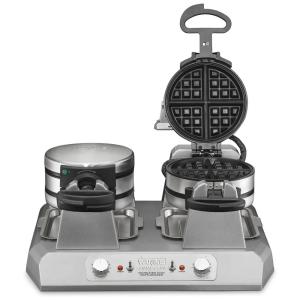 Máquina de Waffle Dupla, 8 Fatias, Aço Inoxidável, 110v, WARING WW300BX