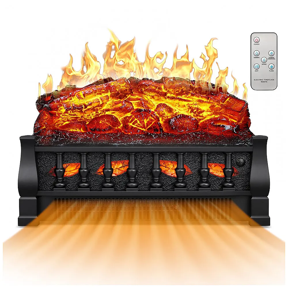 Lareira Elétrica Electactic L250 53 cm 53 cm Freestanding Marrom Tradicional 750W/1500W