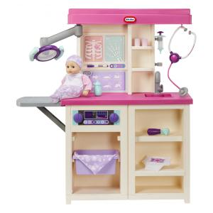 Consultório Médico com 15 Acessórios para Crianças Acima de 3 Anos, LITTLE TIKES 660986M8, Rosa