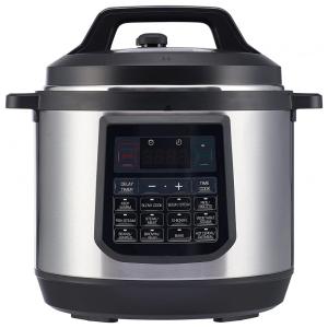 Generic Panela de Pressão Elétrica 8L com 12 Predefinições e Painel de Led, 110V, Cinza