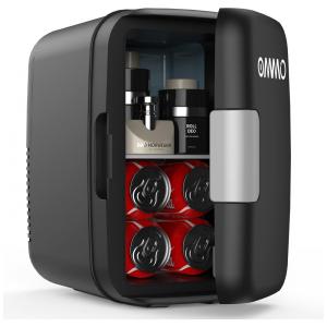 Mini Geladeira para Skincare 6 Litros, 12V, 110V, OMMO OM034, Preto