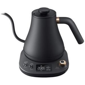 QCUQ Chaleira Elétrica 0.8L, Aço Inoxidável, 1200W, 110V, Preta