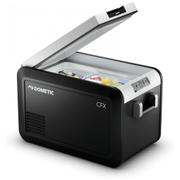 Geladeira e Congelador Portátil 35 Litros Alimentado por CA CC ou Solar, DOMETIC CFX3, Preta