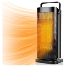 Aquecedor Elétrico Portátil a Silencioso e com Aquecimento Rápido, 750W 1500W, 110V, AIR CHOICE KPT 1502M, Preto