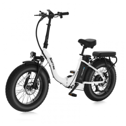 Bicicleta Elétrica Dobrável Narrak S129 Vermelho, Motor Traseiro 750W e Pico 1100W , Bateria 48V 13Ah 624Wh , Pneus Largos 20 x4