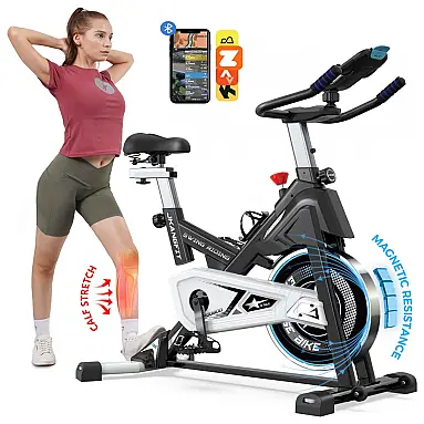 pooboo Bicicleta Ergométrica com Suporte