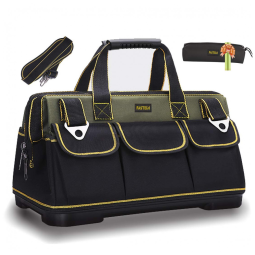 FASTECH Bolsa de Ferramentas Organizadora com Compartimentos, Preta