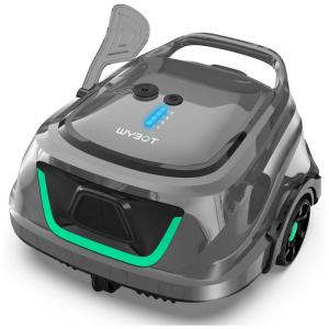 Aspirador de Piscina Sem Fio WYBOT A1 2025 Atualizado com até 120 Minutos de Autonomia, Limpador Robótico com Duplos Filtros