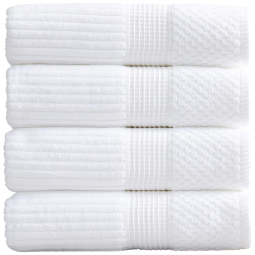 Kit Toalhas de Banho em 100% Algodão, Supermacias e Absorventes com 4 Peças Spa, Hotel e Academia, Springtree Home