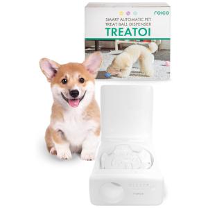 Distribuidor Automático de brinquedos e Petiscos para Cães e Gatos, ROICO, Branco