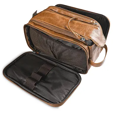 Necessaire Masculina de Couro, FREBEAUTY,